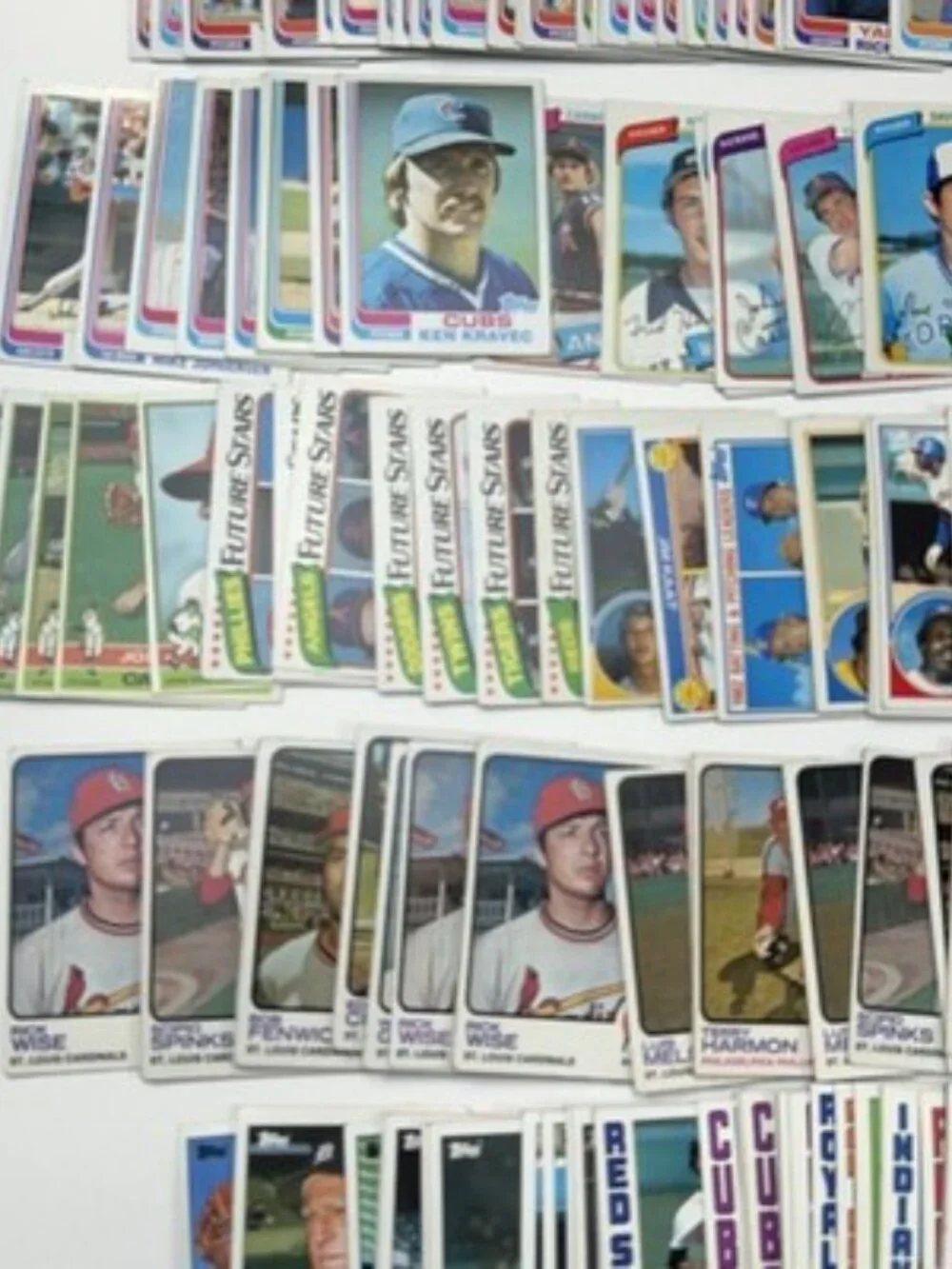 1970’s -1980’s Topps Fleer Baseball Lot ~350 Cards Low Grade